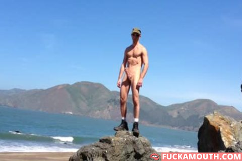 Beach jack off Xxl Boner Squirt